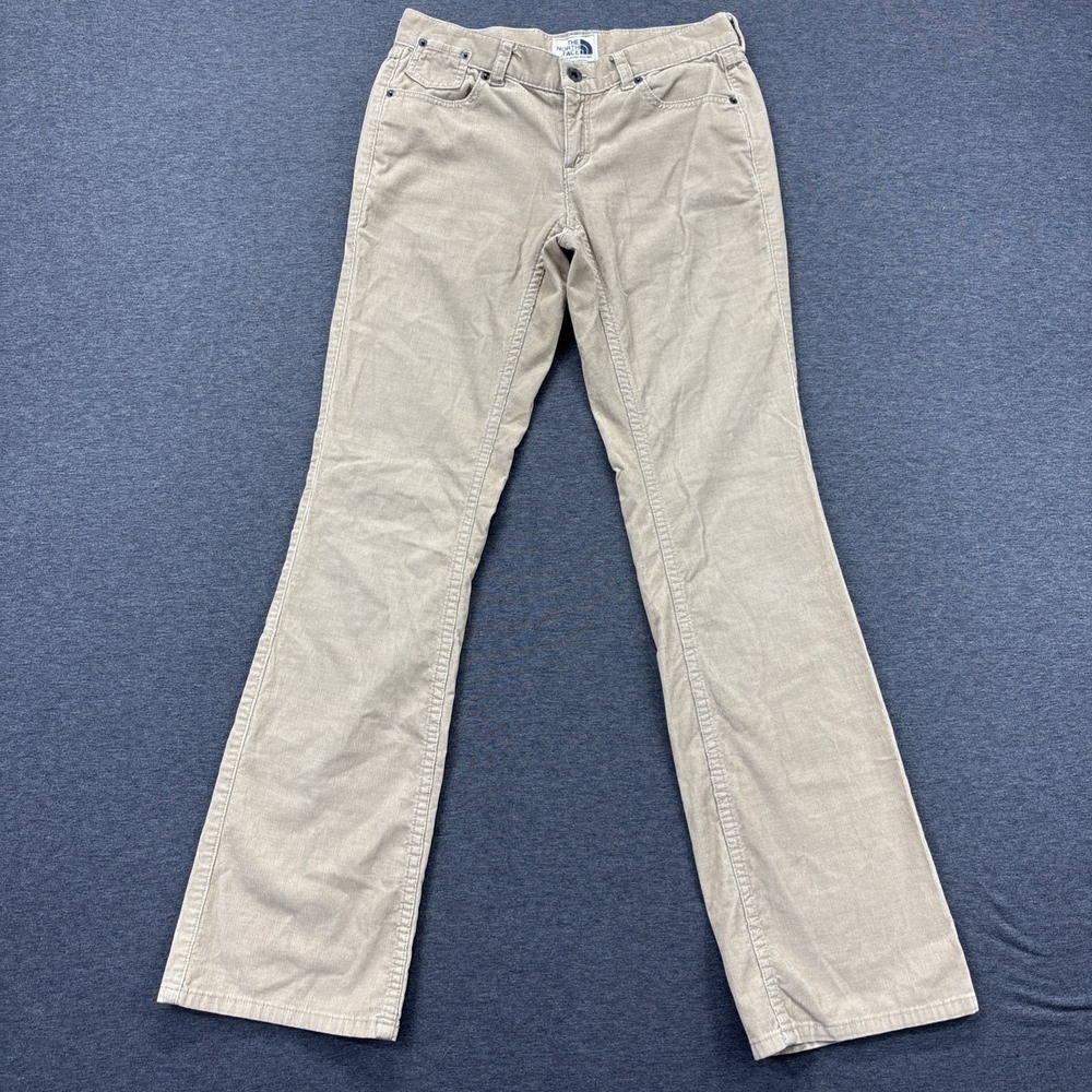 The North Face Corduroy Pants Womens 4 (30x31) Beige Bootcut/Flare Stretch